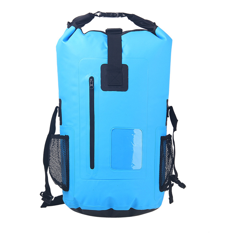 Custom Water Resistant TPU Travel Hiking Camping 30L Rolling Top Dry Bag