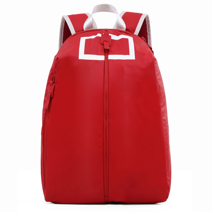 Unisex Custom Polyester School Backpack Waterproof Zipper Rucksack For Collegue Student