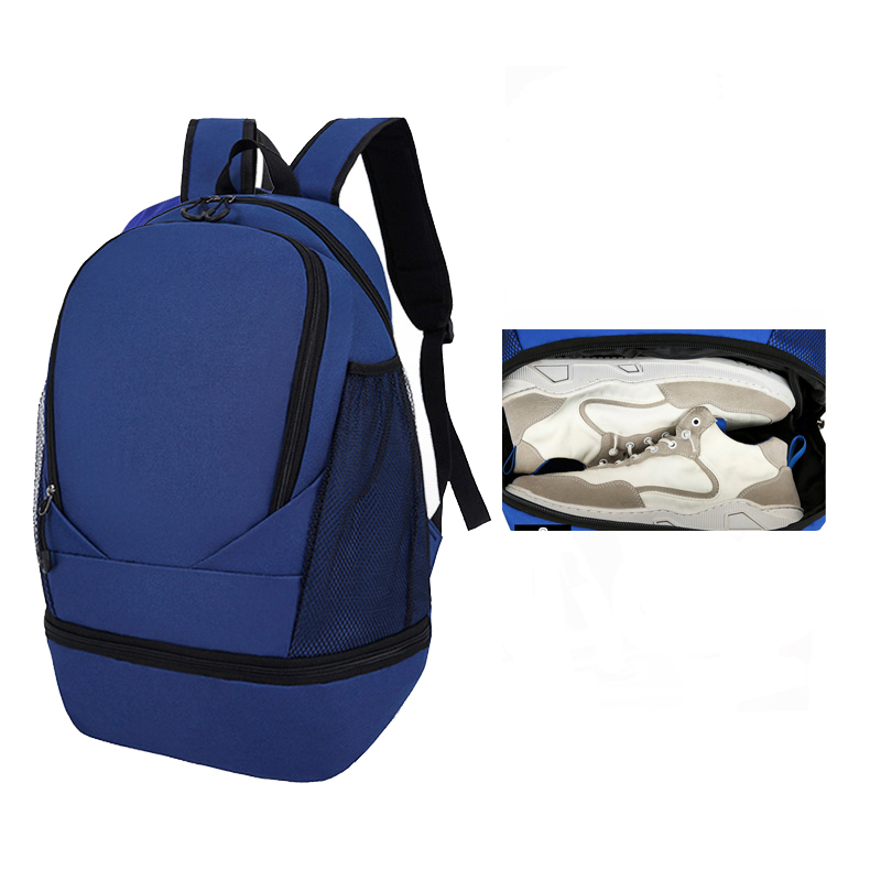 Customized High Quality Football Soccer Basketball Baseball Sports Travel Backpack with Ball Shoes Compartment