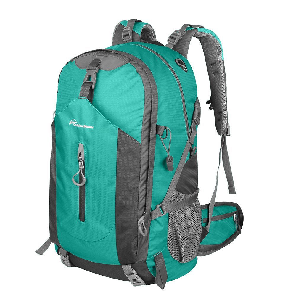 Nylon Water Resistant 50L Hiking Backpack Lightweight Outdoor Sports Trekking Backpack Mochila