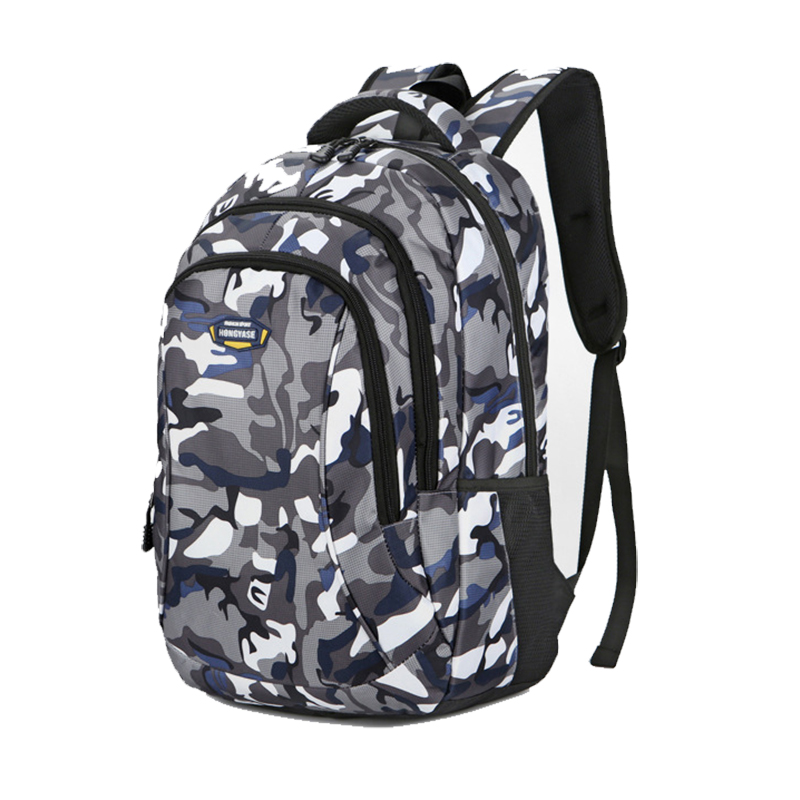 Camo Men's Backpack Camouflage School Bag for Student Teens Waterproof Back To School Bags