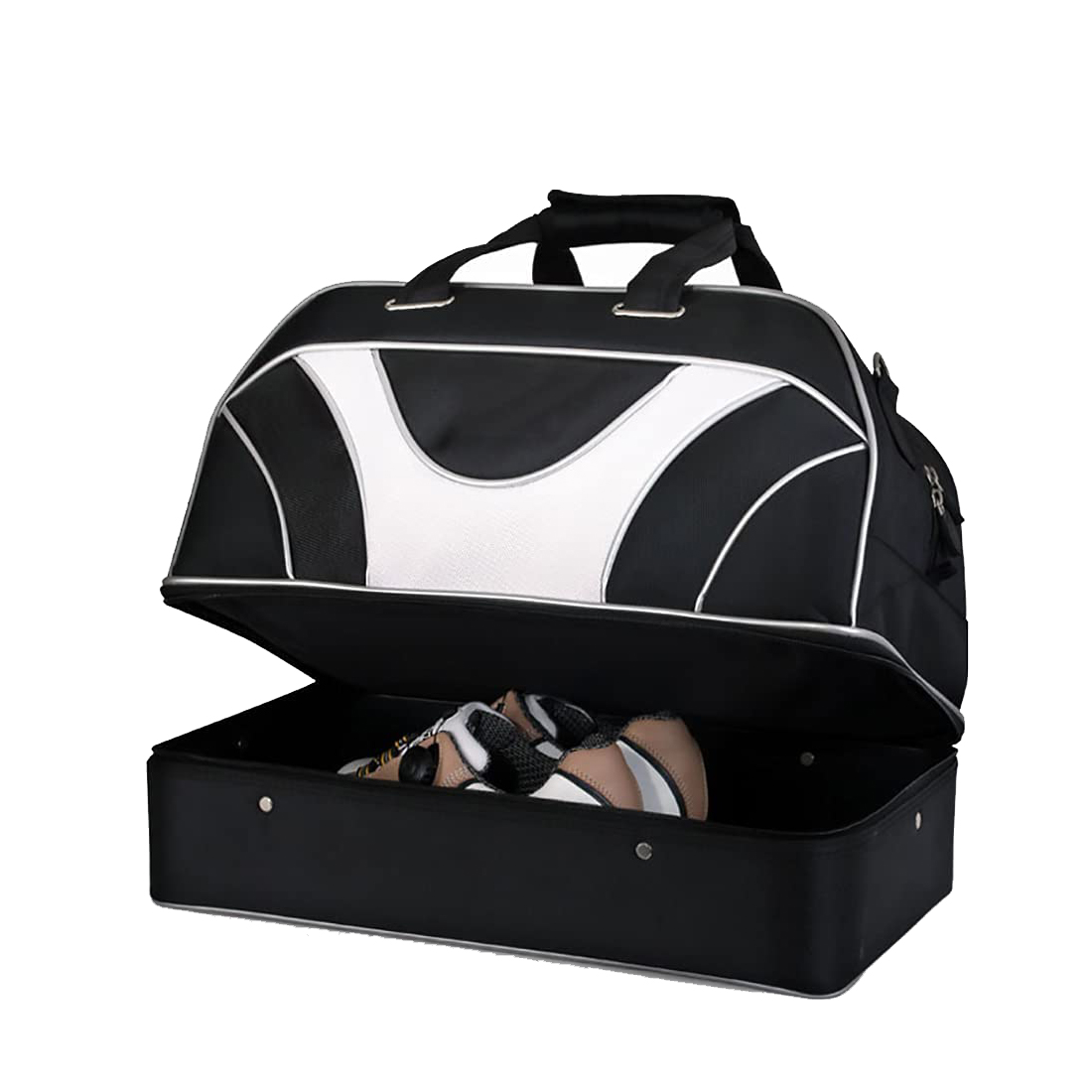 Men's Golf Clothing Bag Large-Capacity Duffel Bag With Independent Shoe Layer Design Double-Layer Clothing Bag