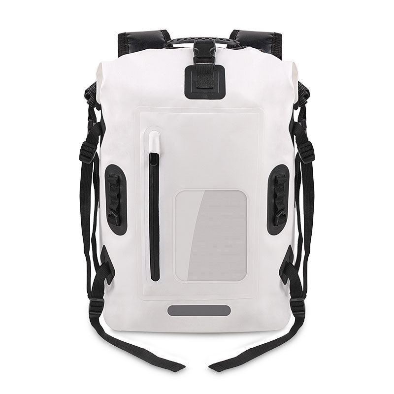 Custom Soft Back Waterproof Backpack 35L Large Capacity Waterproof Dry Backpack with Inner Pocket