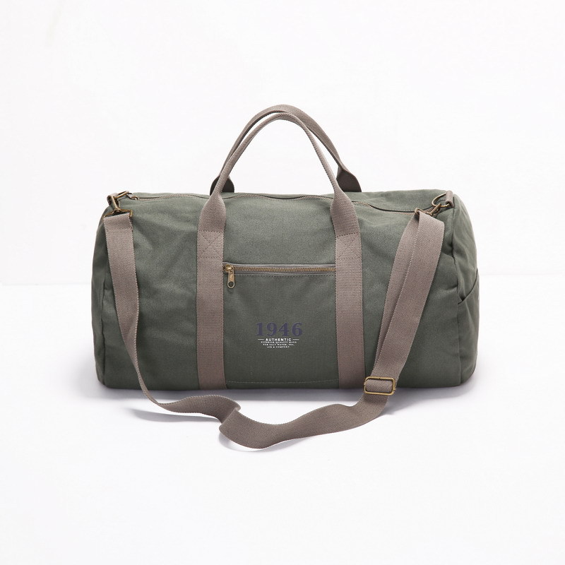 Canvas Equipment Travel Gym Duffle Tactical Bag with Heavyweight Cotton Duffel Bag