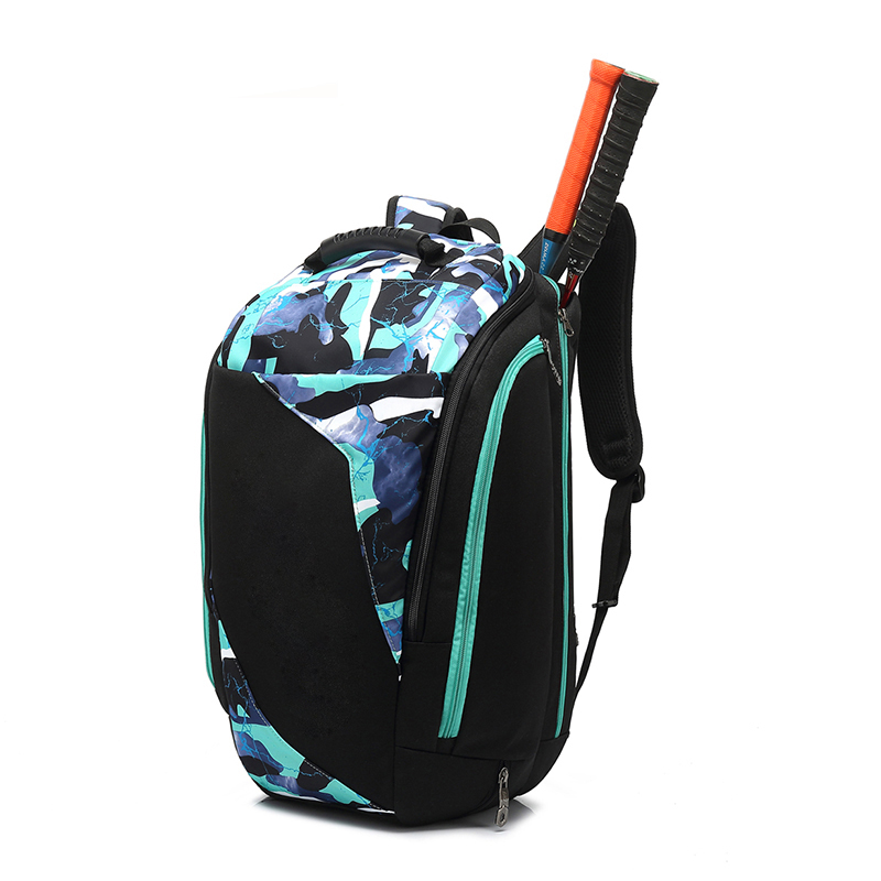 Custom logo Large Capacity Profession Badminton Backpack Outdoor Sports Racket Bag Tennis Backpack