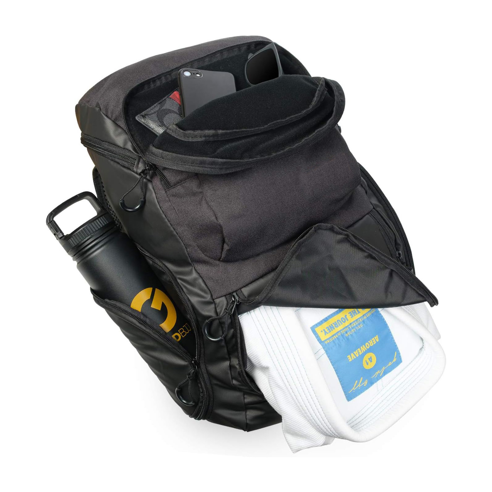 Custom Jiu Jitsu Backpack Sports Training Backpack Heavy Duty Jiu Jitsu Gym Bag with Waterproof Gi Pocket Jiu Jitsu Gear Bag
