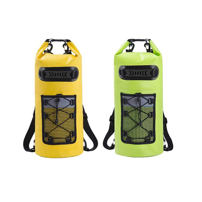 20L Roll Top Dry Compression Sack PVC Camping Beach Floating Backpack Waterproof Dry Bag