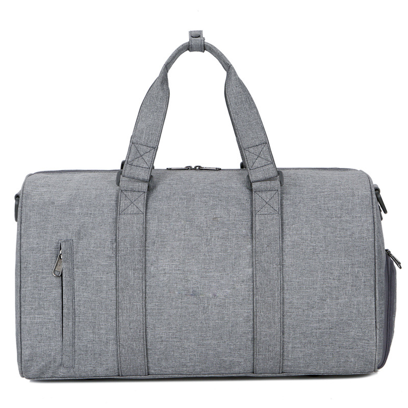 Gym Bag Travel Weekender Duffel Bag with Shoe Compartment Water Resistant Sports Customized Logo Unisex Zipper Bag Custom