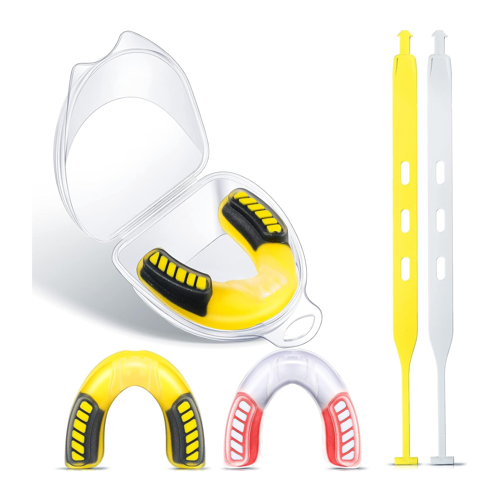 BPA Free Silicone Mouthguard EVA Adult Child Boxing MMA Football Basketball Sports Mouth guard with Case