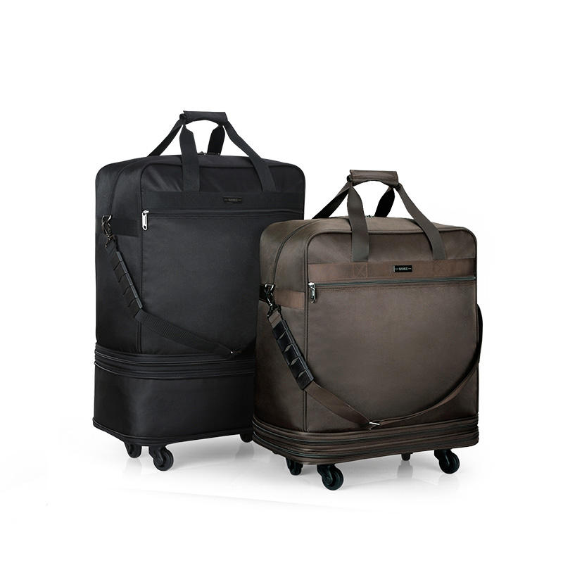 Expandable Collapsible Luggage Bag with Telescope Handle Foldable Suitcasefor Travel Large Rolling Travel Storage Bag for Men Women