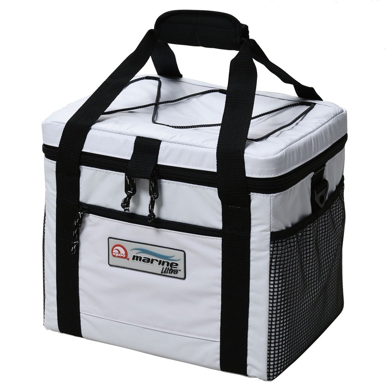 Outdoor Camping Beach Picnic Cooling Lunch Box 24 Can square Cooler Bag Insulated Cooler Picnic Tote Bag With Food Grade Compartment
