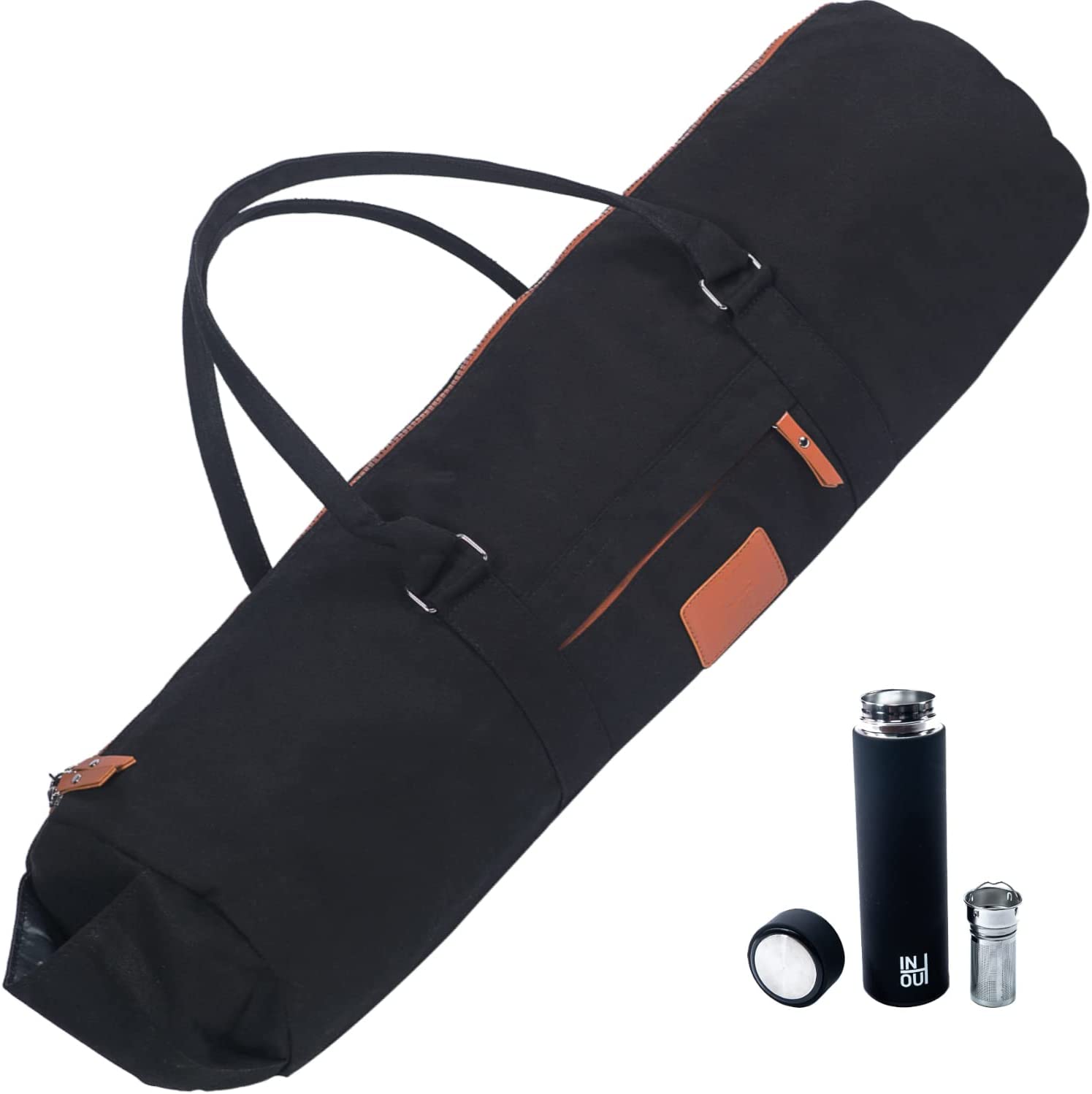 New Canvas Large Capacity Yoga Mat Carrier Storage Bag Thickened Sports Multi-functional Leisure Sports Bag