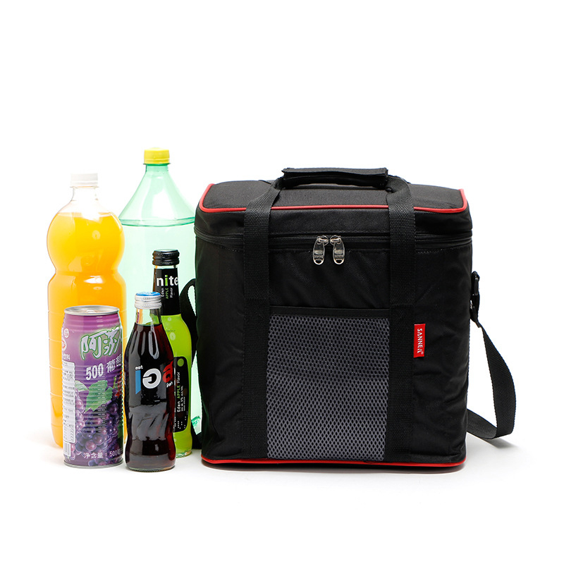 Waterproof Cooler Tote Oxford Portable Zipper Thermal Lunch Bags for Women Lunch Box Picnic Food Bag