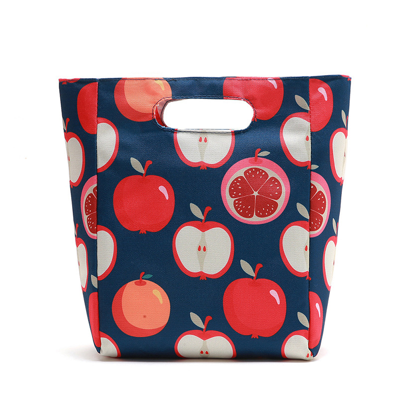 Custom Thermal Insulated Lunch Tote Bag Freezable Cooler Bag for School Kids Office Cotton Thermal Hand Bag