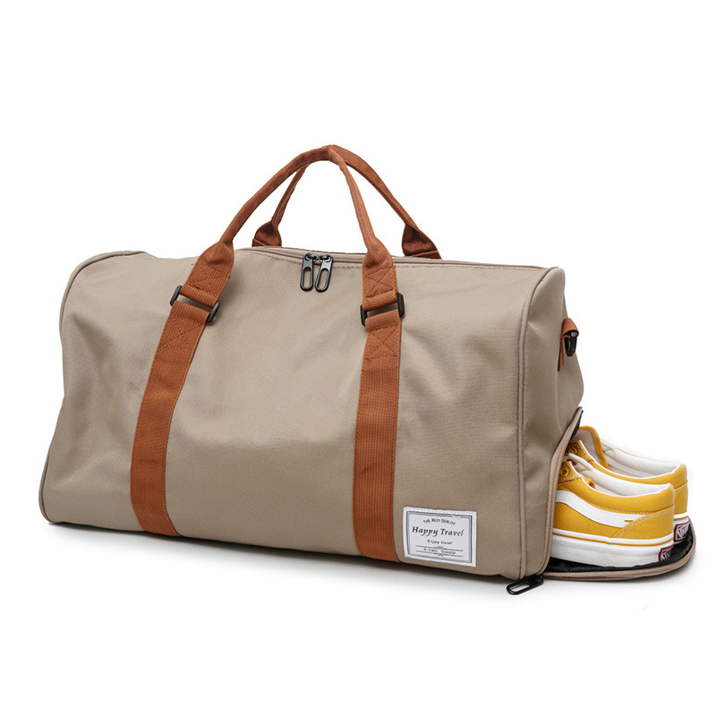 New Sports Fitness Bag Shoes Compartment Portable Travel Bag Custom Functional Shoulder Tote Fitness Gym Sports Bag