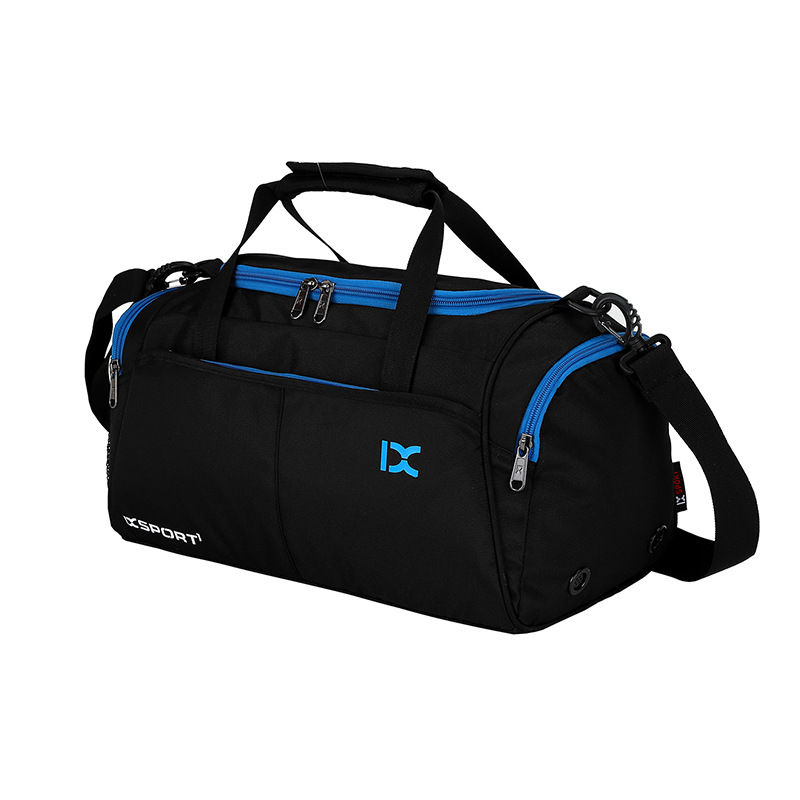 Custom logo Men Sports Duffle Bags with Low MOQ Gym Bag Outdoor Travelling Bags Sports With Shoes Compartment