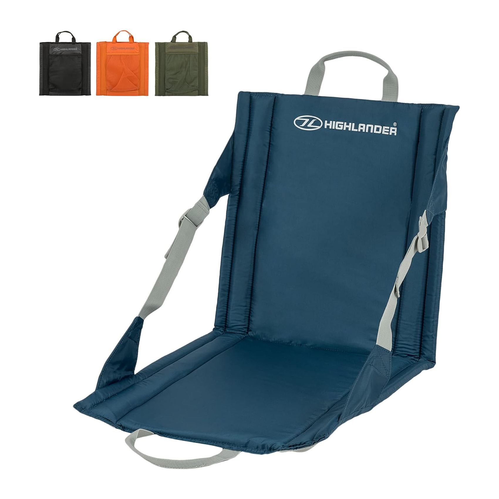 Foldable Water Resistant and Lightweight Collapsible Padded Camping Floor Chair Seat Stadium Cushion Sports Seat Chair