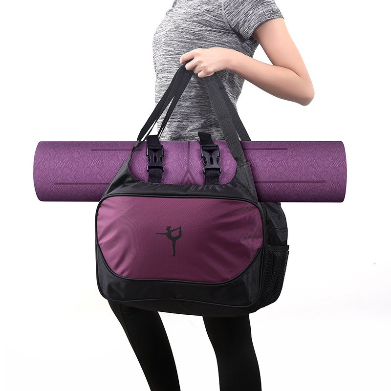 Yoga Fitness Bag Waterproof Nylon Training Shoulder Crossbody Sport Bags for Women Fitness Travel Duffel Clothes Gym Bags