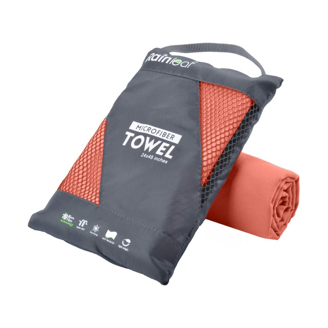 Custom Logo Microfiber Sports Outdoor Sweat Sports Towel Absorbent Quick Drying Travel Towel