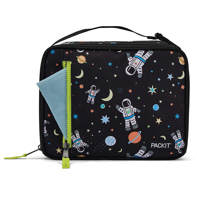 Custom Sublimation Kids Cartoon Reusable Thermal Lunch Kit for School Insulted Lunch Bag Collaspible Thermal Bag for Food Container