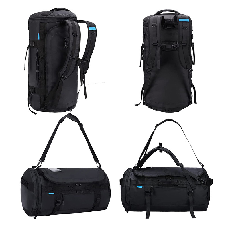 2 in 1 Gym Bag Water Resistant Gym Duffle Backpack With Detachable Shoulder Straps Large Duffel Backpack Sports Gym Bag