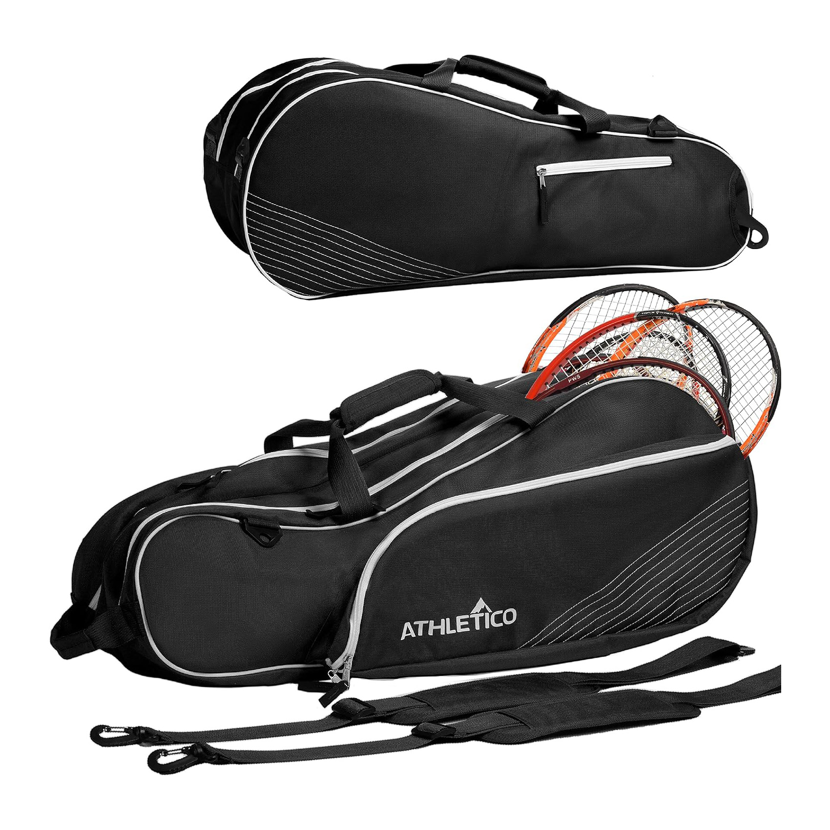 Custom Logo Waterproof Promo 6 Racquet Tennis Bag Beach Badminton Tennis Racquetball Racket Racquet Bag