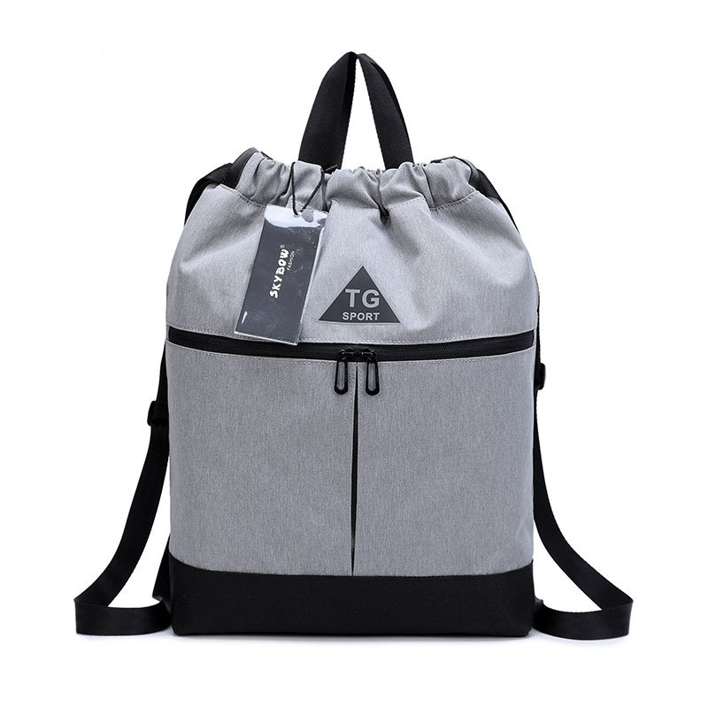 Men Soft Eco-friendly Sport Drawstring Backpacks Sports Bag Gym Drawstring Bags Backpack
