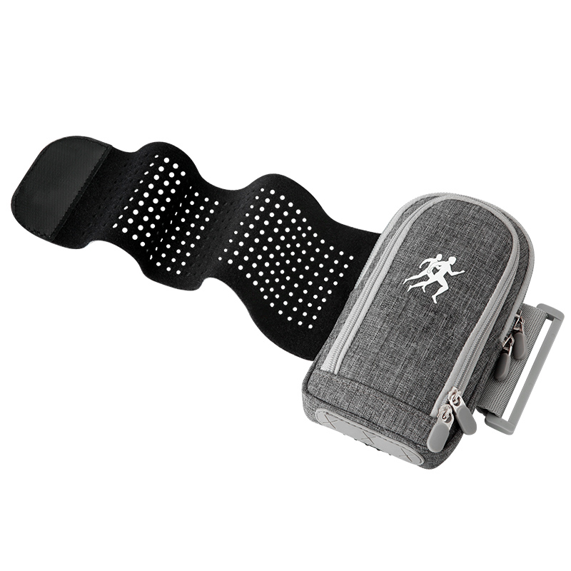 Custom Sweatproof Sports Running Arm Wrist Bags Exercise Gym Armband Phone Holder Pouch
