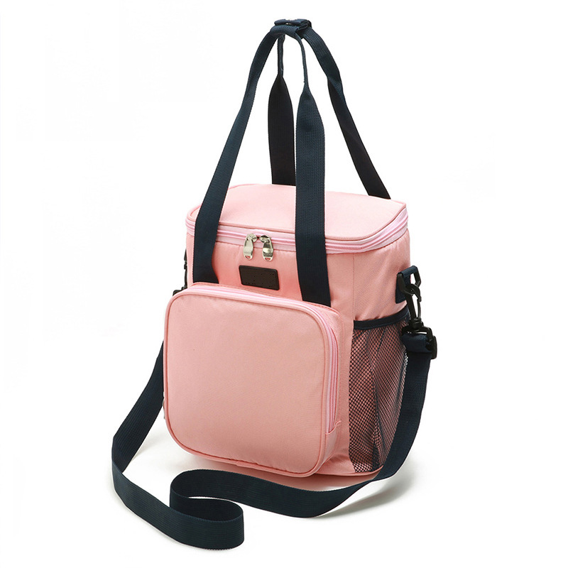 Insulated Lunch Bag Reusable Lunch Box for Picnic Durable Waterproof Leakproof Cooler Tote Bag with Adjustable Shoulder Strap