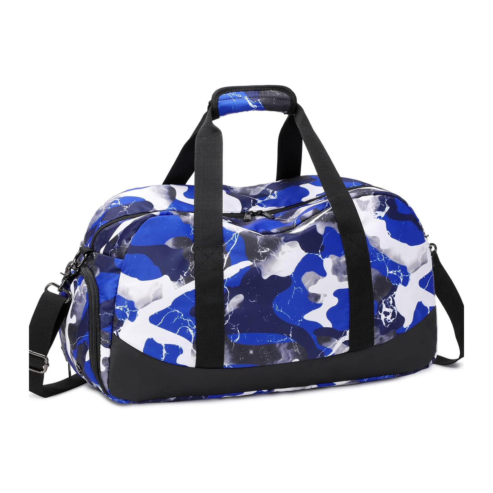 Kids Overnight Duffle Bag Boys Sports Bag Gymnastics Bag with Shoe Compartment & Wet Pocket Carry On Sleepover Bag Gym Bag for Kid Boys
