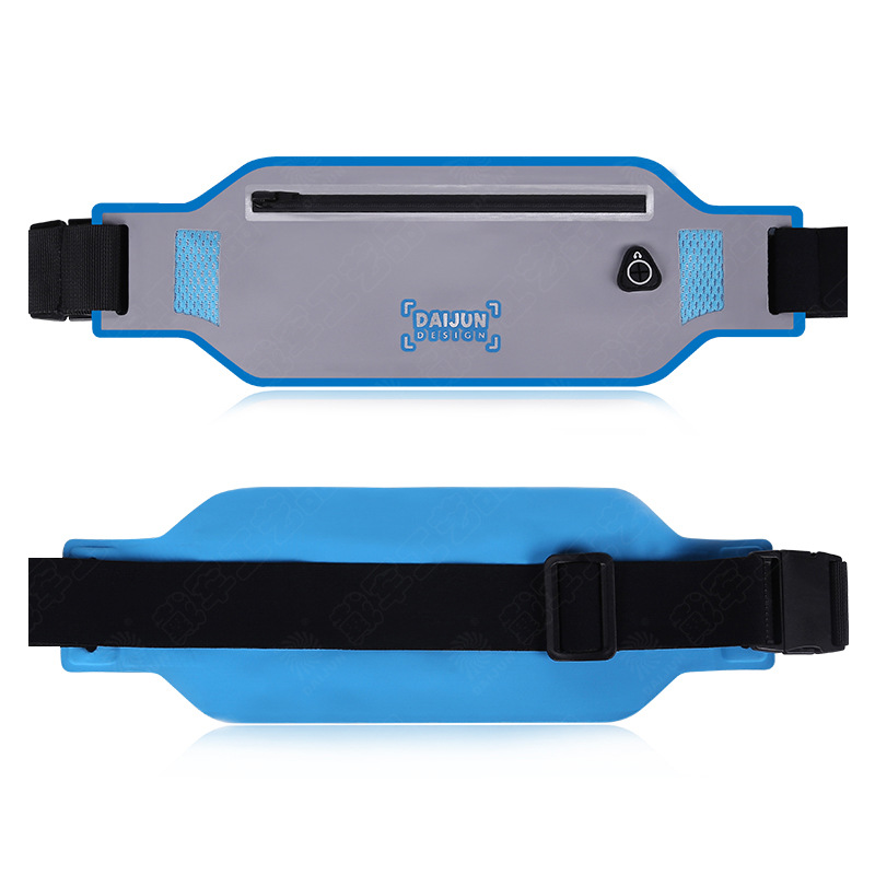 Adjustable lycra Waterproof Fitness Fanny Pack Belt Running Sports Waist Bag Anti-shake Sport Elastic Waist Bag