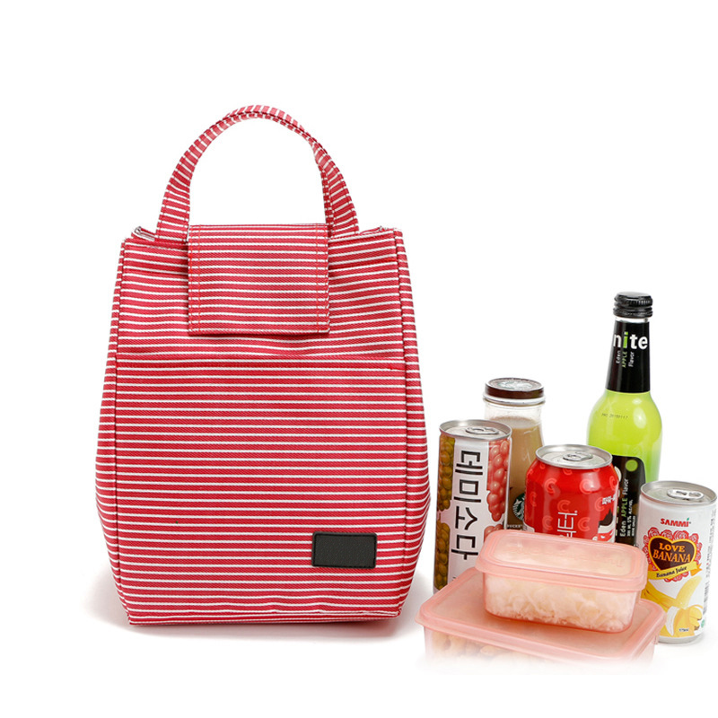 New Thickened Aluminum Foil Cooler Bag Oxford Waterproof Bento Bag Takeaway Lunch Box Cold Insulation
