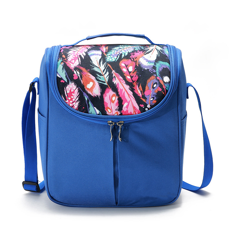 Small Portable Thermal Jute Insulated Foil Lining Cooler Bag Casual Style Lunch Tote Bag