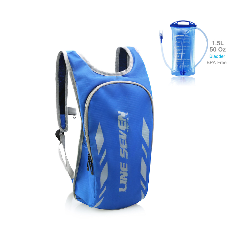 Outdoor Simple Cycling Hydration Backpack with 2L 3L Water Bladder Promotional Portable Running Chest Pack with Water Bag