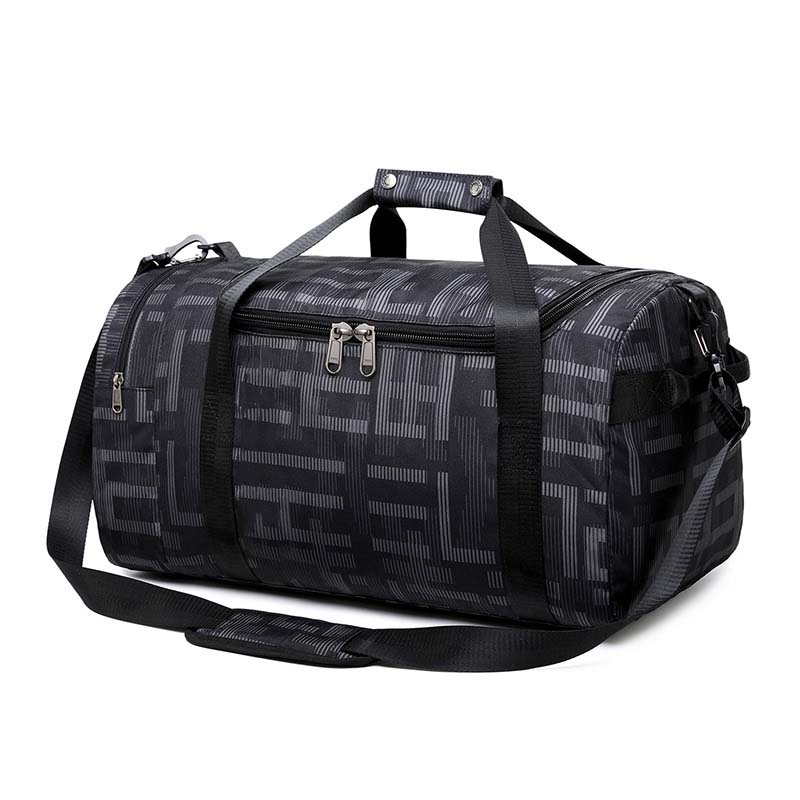 Full Print Duffel Bag Fitness Duffel Shoulder Bag Weekender Duffel Handbag Shoes Compartment