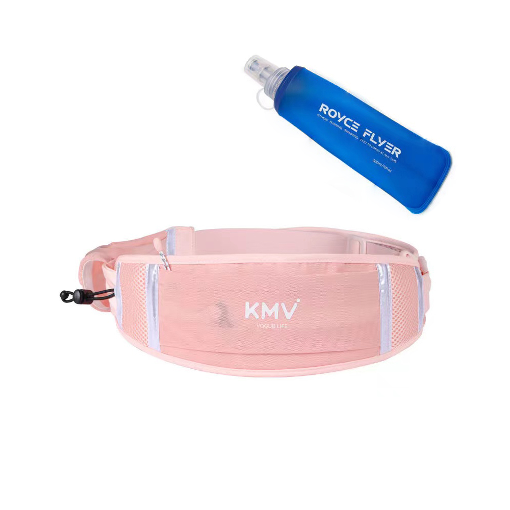 Custom Logo Running Bag With Water Bottle Waterproof Women Nylon Ladies Pack Sports Fanny Packs Belt Waist Bags for Hiking
