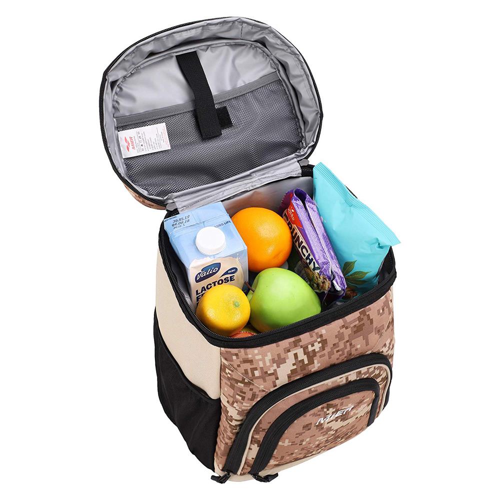 Insulated Leakproof 30-Can Thermal Large Soft Cooler for Beverage Lunch Travel Unisex Cooler Backpack