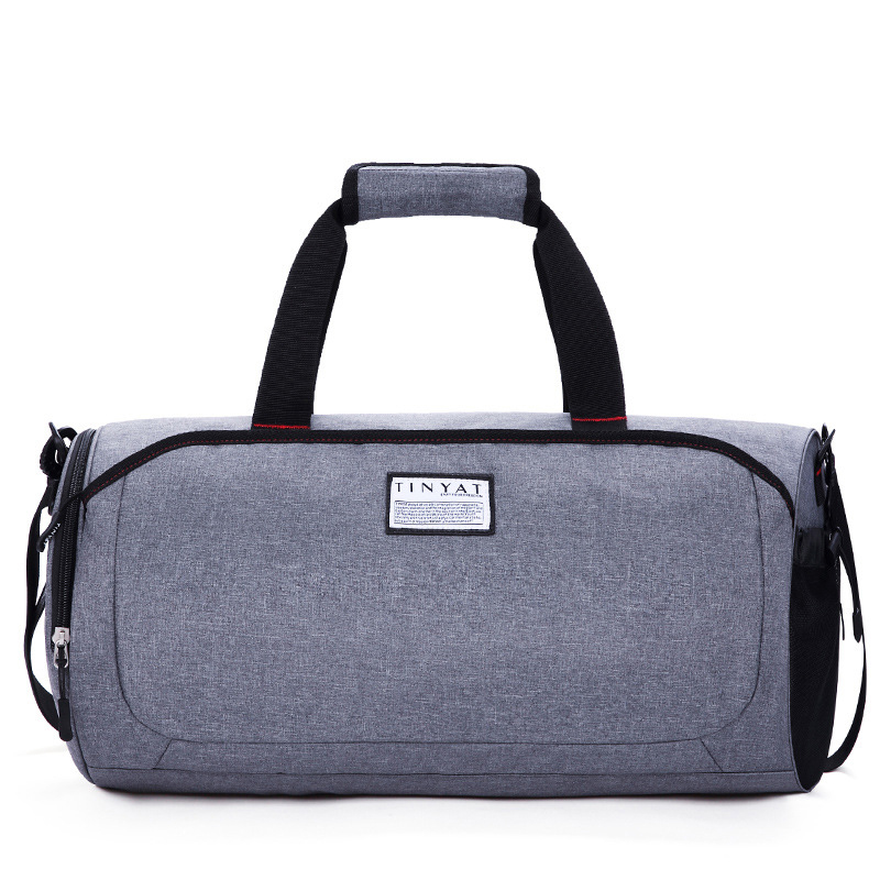 Waterproof Large Young Sport Gym Barrel Bag Outdoor Travel Duffel Bag with Shoe Storage