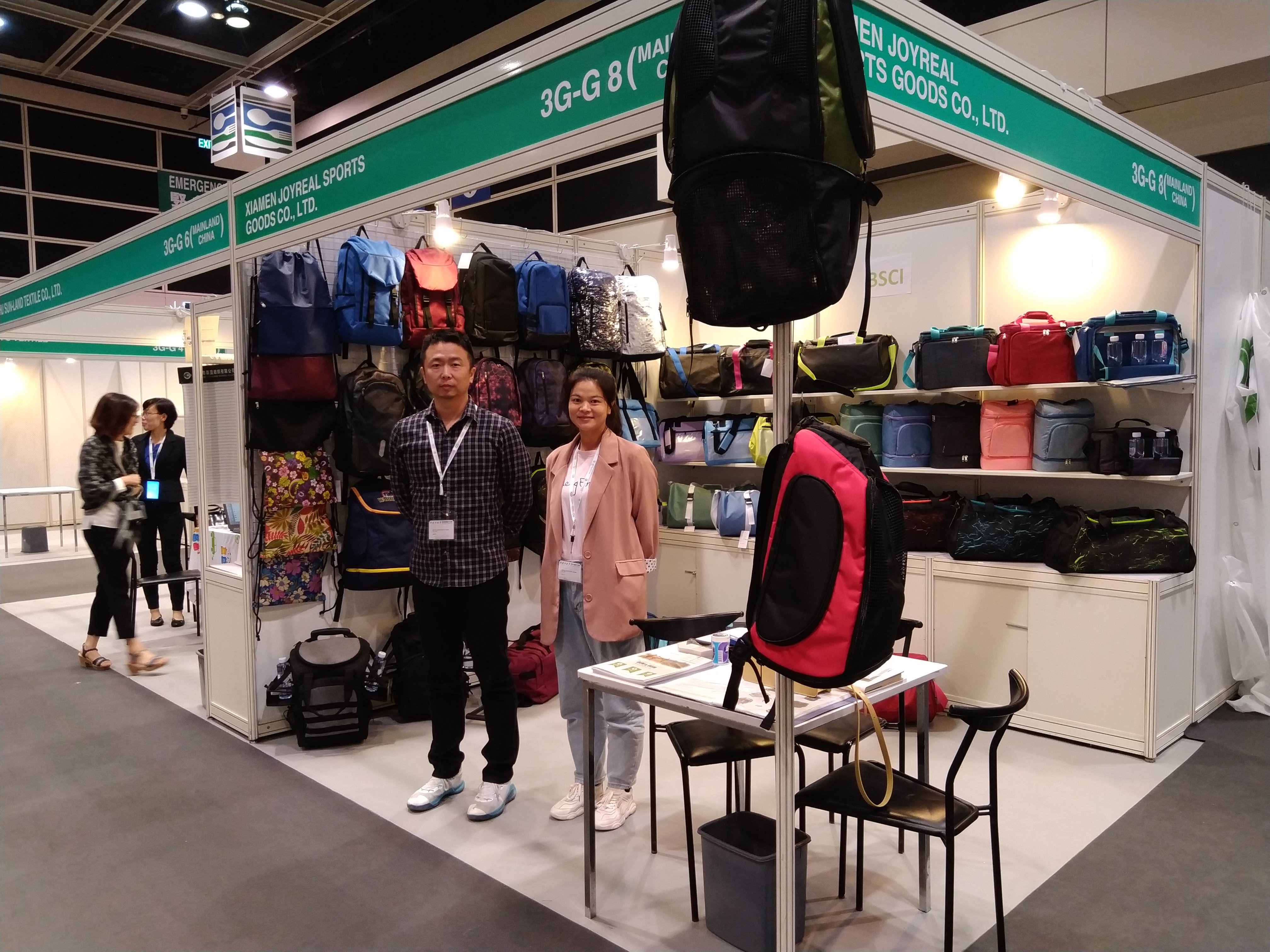 Joyreal Team at HK trade show
